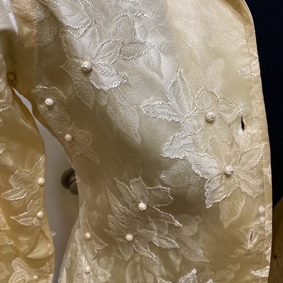 CG button down long sleeve dress blouse or as a jacket size M - Picture 3 of 5